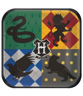 Harry Potter 'Mascots' Large Paper Plates (8ct)