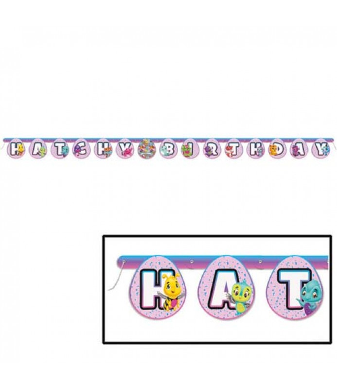 Hatchimals Happy Birthday Banner (1ct)