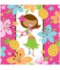 Hawaiian Luau 'Pink Luau Fun' Lunch Napkins (16ct)