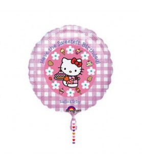 Hello Kitty Sweetest Birthday Foil Mylar Balloon (1ct)