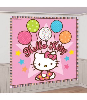 Hello Kitty 'Balloon Dream' Wall Poster Decorating Kit (2pc)