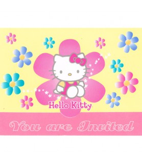 Hello Kitty 'Pastel' Invitations w/ Envelopes (8ct)