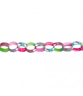 Hello Kitty 'Rainbow' Paper Chain Link Garland (13ft)