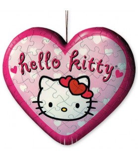Hello Kitty Heart-Shaped Puzzle Ball / Favor (60pc)