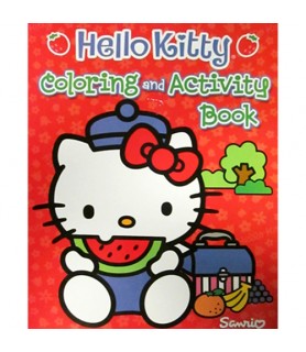 Hello Kitty Red Giant Coloring and Activity Book (1ct)