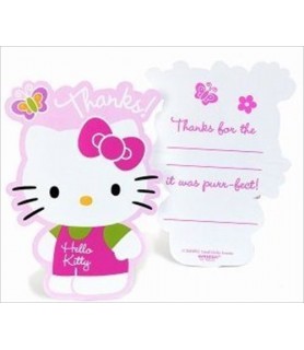 Hello Kitty Thank You Notes w/ Env. (8ct)