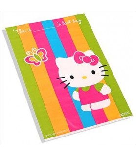 Hello Kitty 'Rainbow Stripes' Favor Bags (8ct)