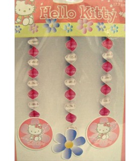 Hello Kitty 'Pastel' Dangling Cutouts (3ct)