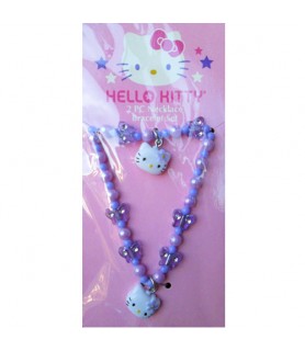 Hello Kitty Necklace w/ Bracelet Set (2pc)