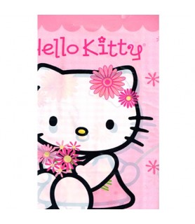 Hello Kitty 'Pink Plaid' Plastic Table Cover (1ct)