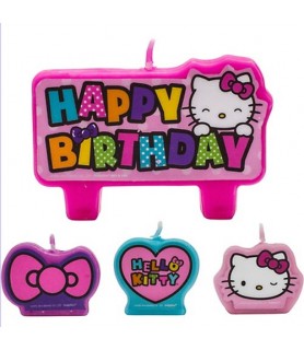 Hello Kitty 'Rainbow' Mini Candle Set (4pc)