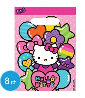 Hello Kitty 'Rainbow' Favor Bags (8ct)