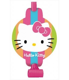 Hello Kitty 'Rainbow Stripes' Blowouts / Favors (8ct)
