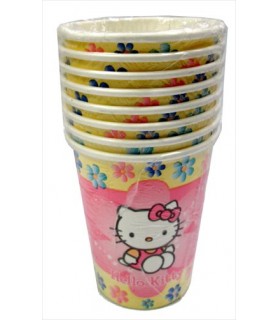 Hello Kitty 'Pastel' 9oz Paper Cups (8ct)