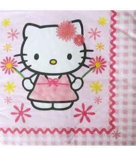 Hello Kitty 'Pink Plaid' Lunch Napkins (16ct)