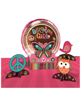 Hippie Chick Balloon Table Decoration (5pc)