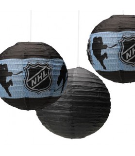 NHL Hockey Paper Lantern Decorations (3ct)