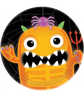 Halloween 'Boo Crew' Small Paper Plates (8ct)