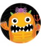 Halloween 'Boo Crew' Small Paper Plates (8ct)