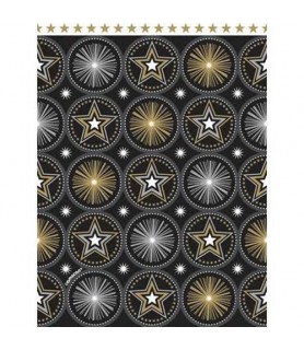 Hollywood 'Glitter Starz' Plastic Table Cover (1ct)