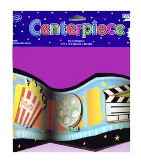 Hollywood Movie Night 'Lights Camera Action' Table Centerpiece (1ct)