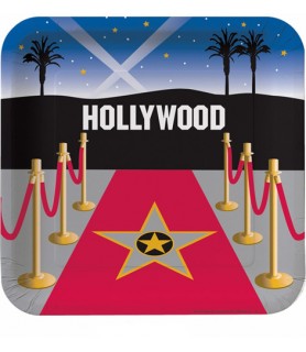Hollywood Large Paper Plates (8ct)