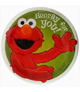 Sesame Street Elmo 'Hooray for Elmo' Large Paper Plates (8ct)