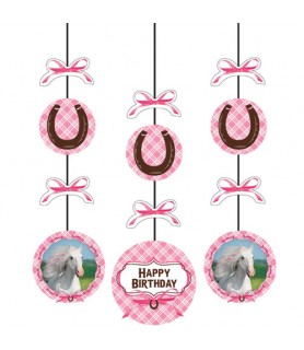 Heart My Horse Hanging Cutout Decorations (3ct)