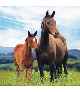 Horse and Pony Lunch Napkins (16ct)
