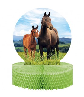 Horse and Pony Honeycomb Centerpiece (1ct)
