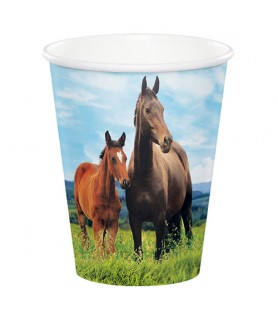 Horse and Pony 9oz Paper Cups (8ct)