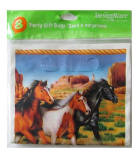 Running Horses Favor Bags (8ct)