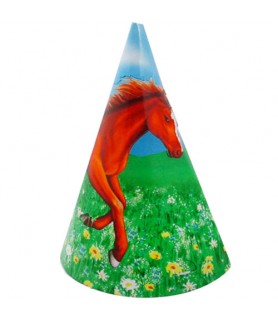 Horses Cone Hats (8ct)