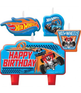 Hot Wheels 'Wild Racer' Mini Candle Set (4pc)