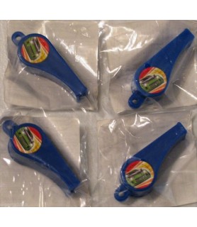 Hot Wheels Blue Whistles / Favors (4ct)