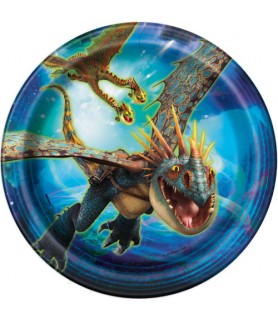 How to Train Your Dragon 3 'Hidden World' Small Paper Plates (8ct)