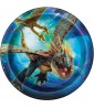 How to Train Your Dragon 3 'Hidden World' Small Paper Plates (8ct)