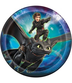 How to Train Your Dragon 3 'Hidden World' Large Paper Plates (8ct)