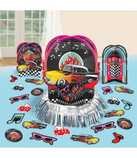 I Love Rock and Roll 'Classic 50s' Table Decorating Kit (23pc)