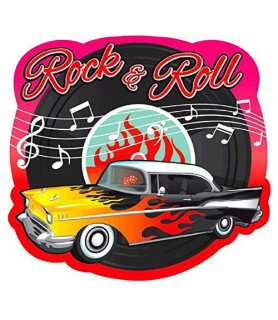 I Love Rock and Roll 'Classic 50s' Cutout Decoration (1ct)