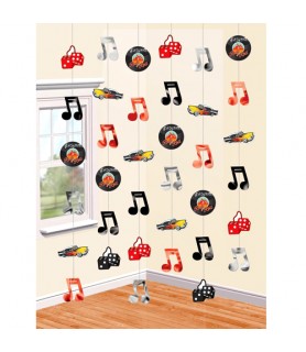 I Love Rock and Roll 'Classic 50s' String Decorations (6ct)