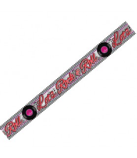 I Love Rock and Roll Metallic Banner (1ct)