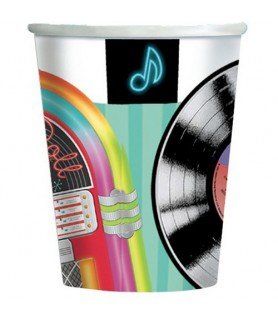 I Love Rock and Roll 9oz Paper Cups (8ct)