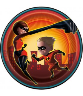 Incredibles 2 'Red' Small Paper Plates (8ct)