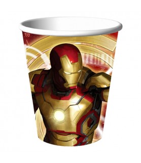Iron Man 3 9oz Paper Cups (8ct)