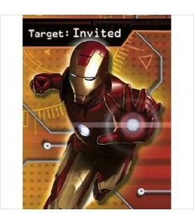 Iron Man Invitations w/ Env. (8ct)
