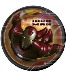 Iron Man Small Paper Plates (8ct)