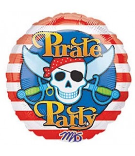 Pirate Party Foil Mylar Balloon (1ct)
