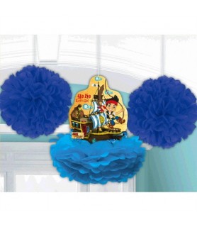 Jake & The Never Land Pirates Fluffy Decorations (3pc)