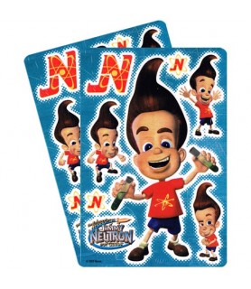 Jimmy Neutron Blue Stickers (2 sheets)